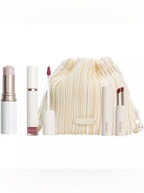 Hince Lip Glow, Radiance Balm & Water Liquid Glow Set - New